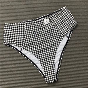 ❌SOLD❌ 
🆕 Gingham high waisted swim bottoms